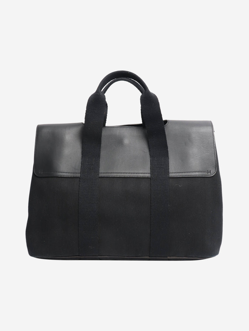 Black valparaiso tote bag Top Handle Bags Hermes 