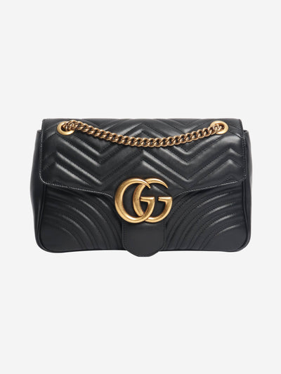 Black GG Marmont leather shoulder bag Shoulder bags Gucci 