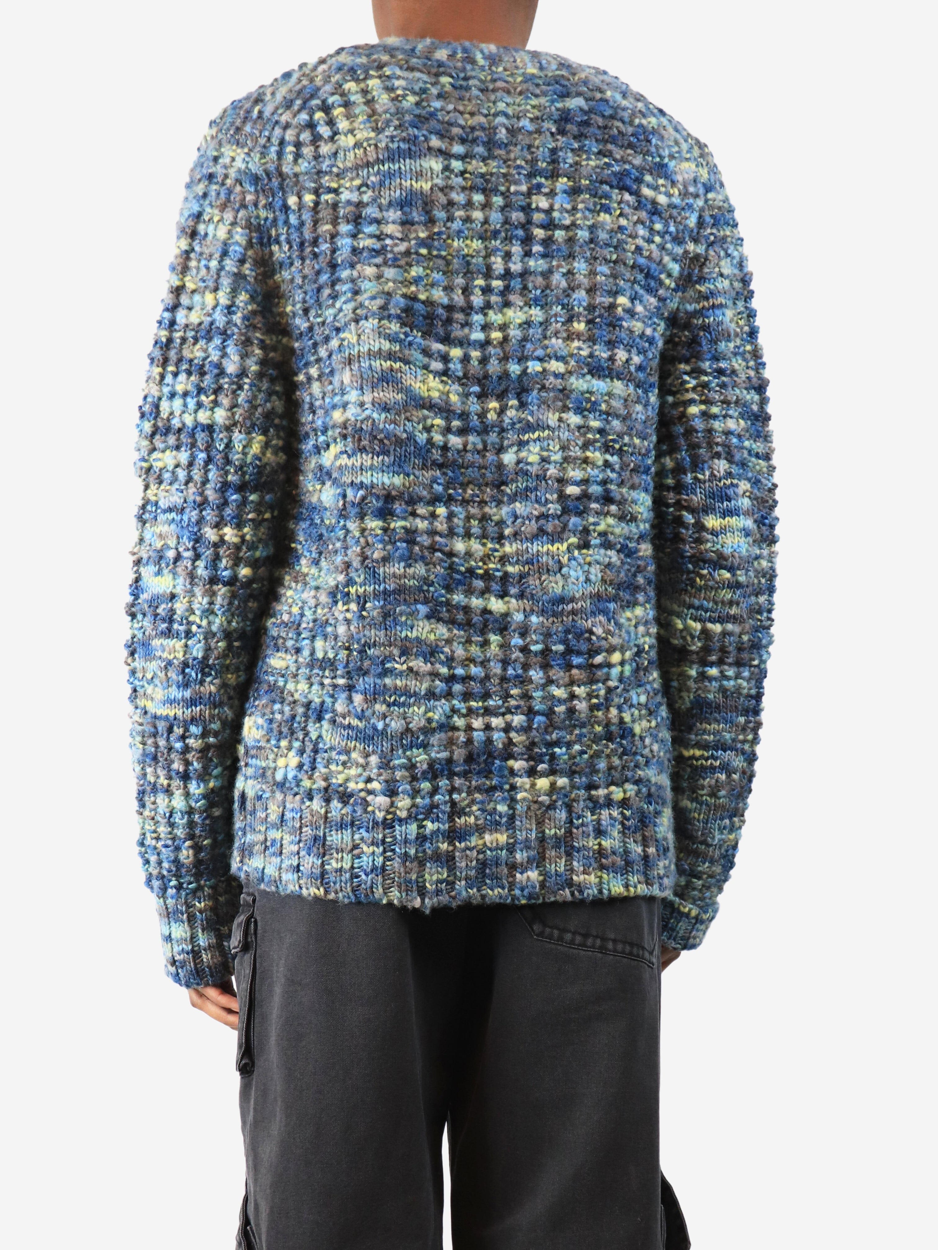 Blue Keatrice speckled-knit wool cardigan - size XS Knitwear Acne Studios 