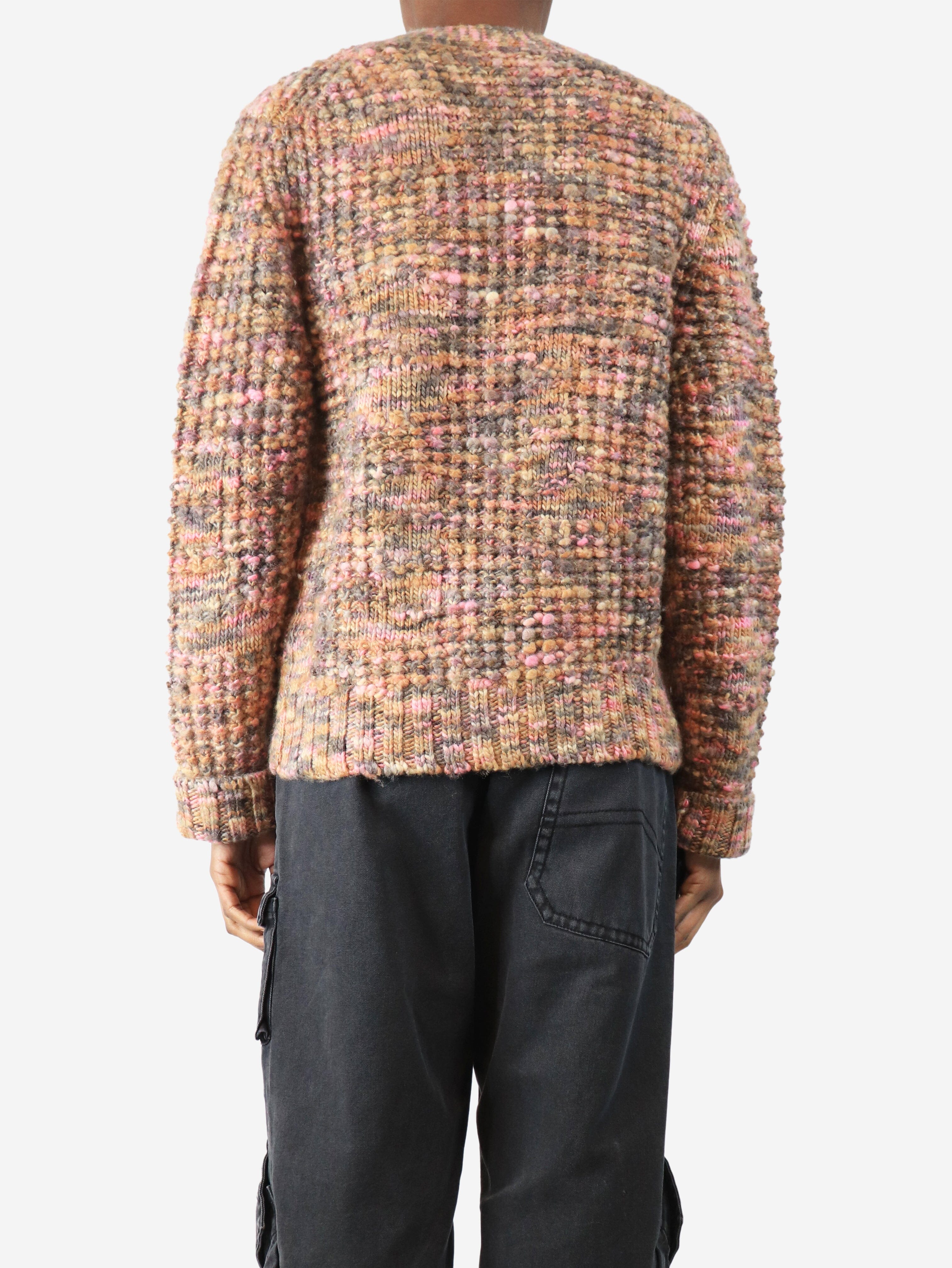 Pink Keatrice speckled-knit cardigan - size XS Knitwear Acne Studios 