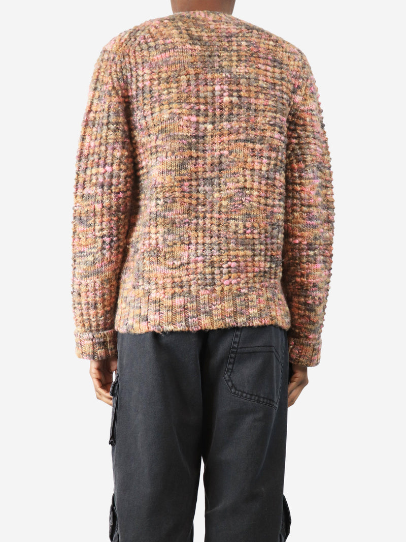 Pink Keatrice speckled-knit cardigan - size XS Knitwear Acne Studios 