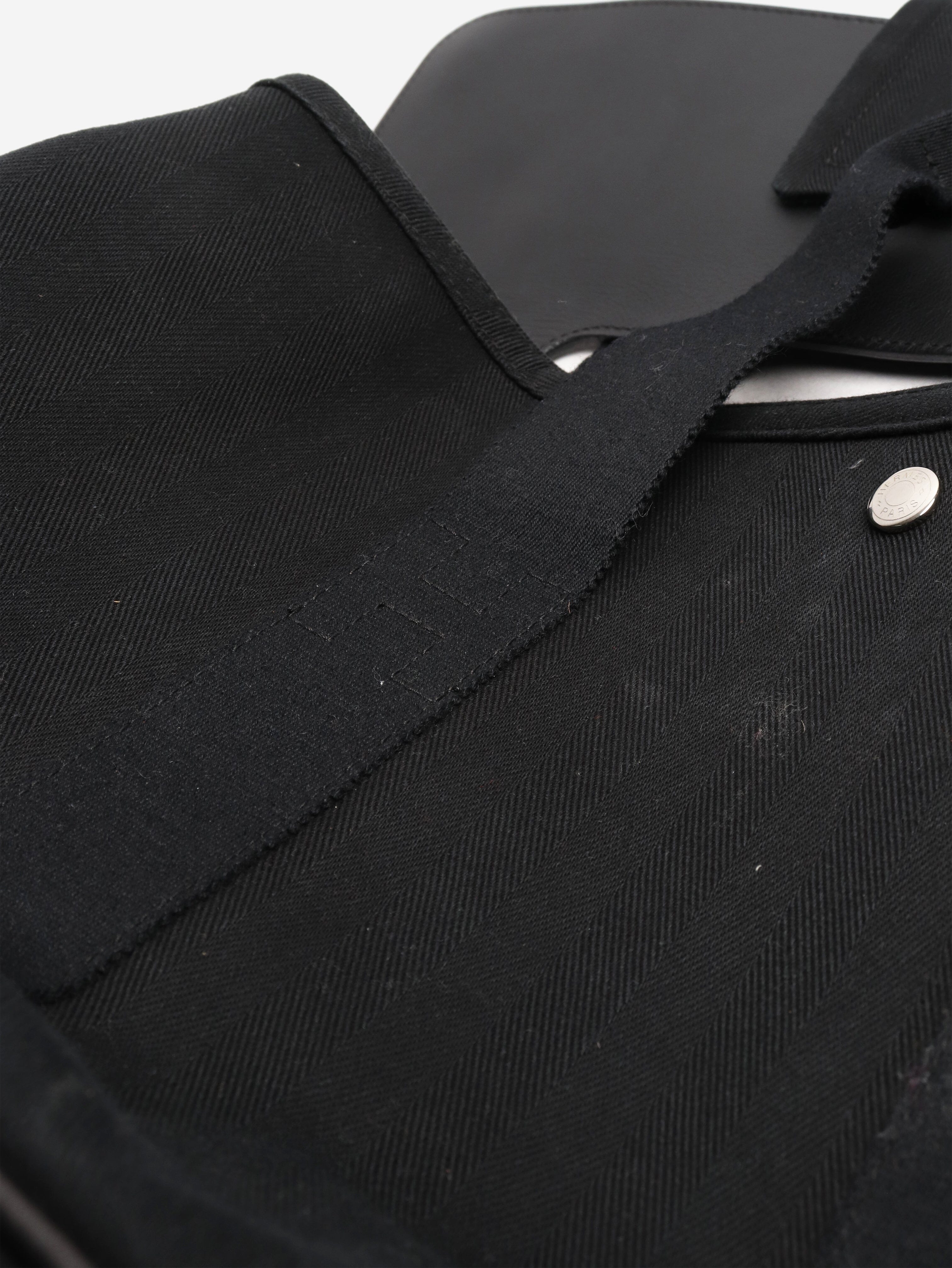 Black valparaiso tote bag Top Handle Bags Hermes 