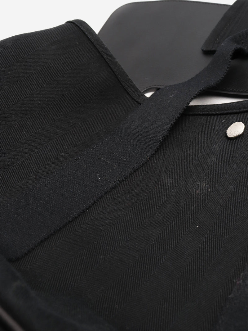 Black valparaiso tote bag Top Handle Bags Hermes 
