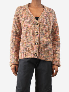 Pink Keatrice speckled-knit cardigan - size XS Knitwear Acne Studios 