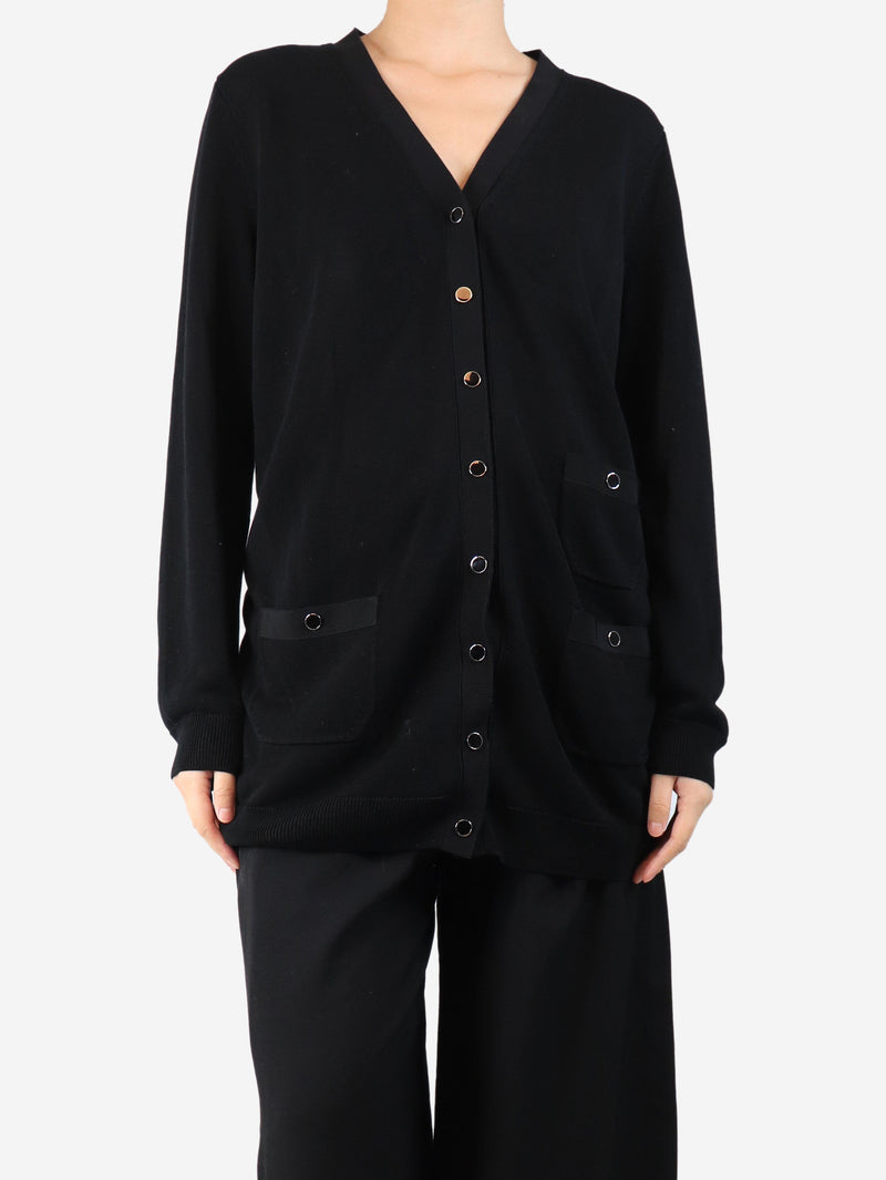 Black long cardigan - size L Knitwear Lafayette 148 