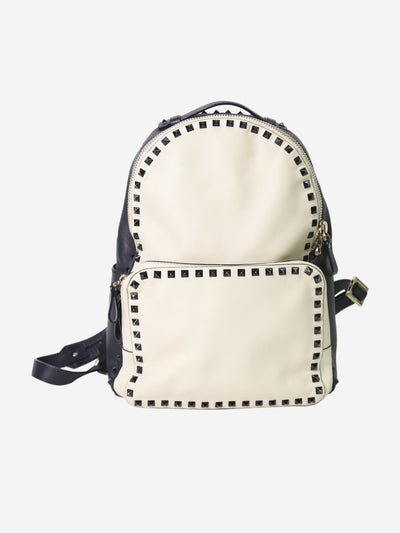 Cream studded backpack Backpacks Valentino 