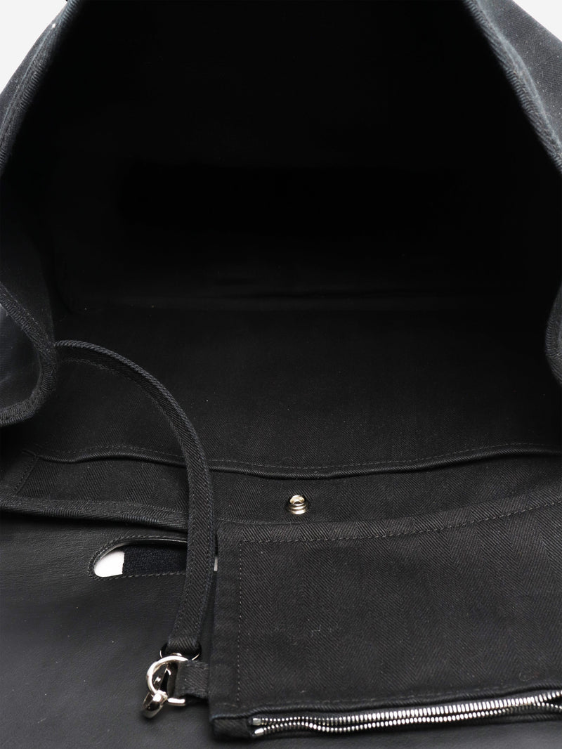Black valparaiso tote bag Top Handle Bags Hermes 