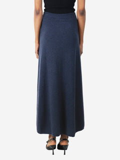 Blue cashmere midi skirt - size UK 4 Skirts Lisa Yang 