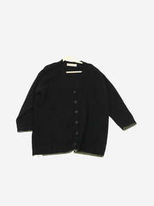 Marni Black cashmere cardigan - size UK 4