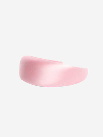 Pink satin headband Hats Prada 