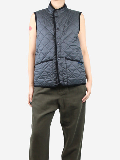 Black quilted reversible gilet - size M Coats & Jackets Lavenham 