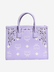 MCM Lilac Munchen paisley 2way bag