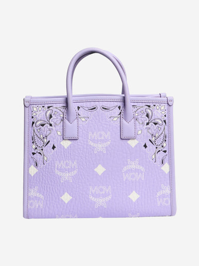 Lilac Munchen paisley 2way bag Shoulder bags MCM 