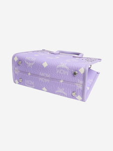 MCM Lilac Munchen paisley 2way bag