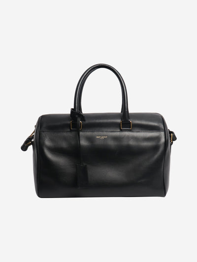 Black Duffle leather 2way bag Shoulder bags Saint Laurent 
