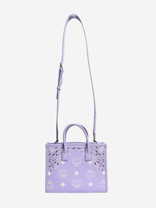 MCM Lilac Munchen paisley 2way bag