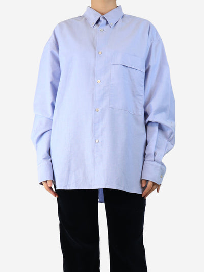 Blue oversized oxford shirt - size M Tops Studio Nicholson 