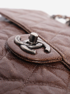 Brown 2013 jumbo caviar-quilted chain shoulder bag Shoulder bags Chanel 