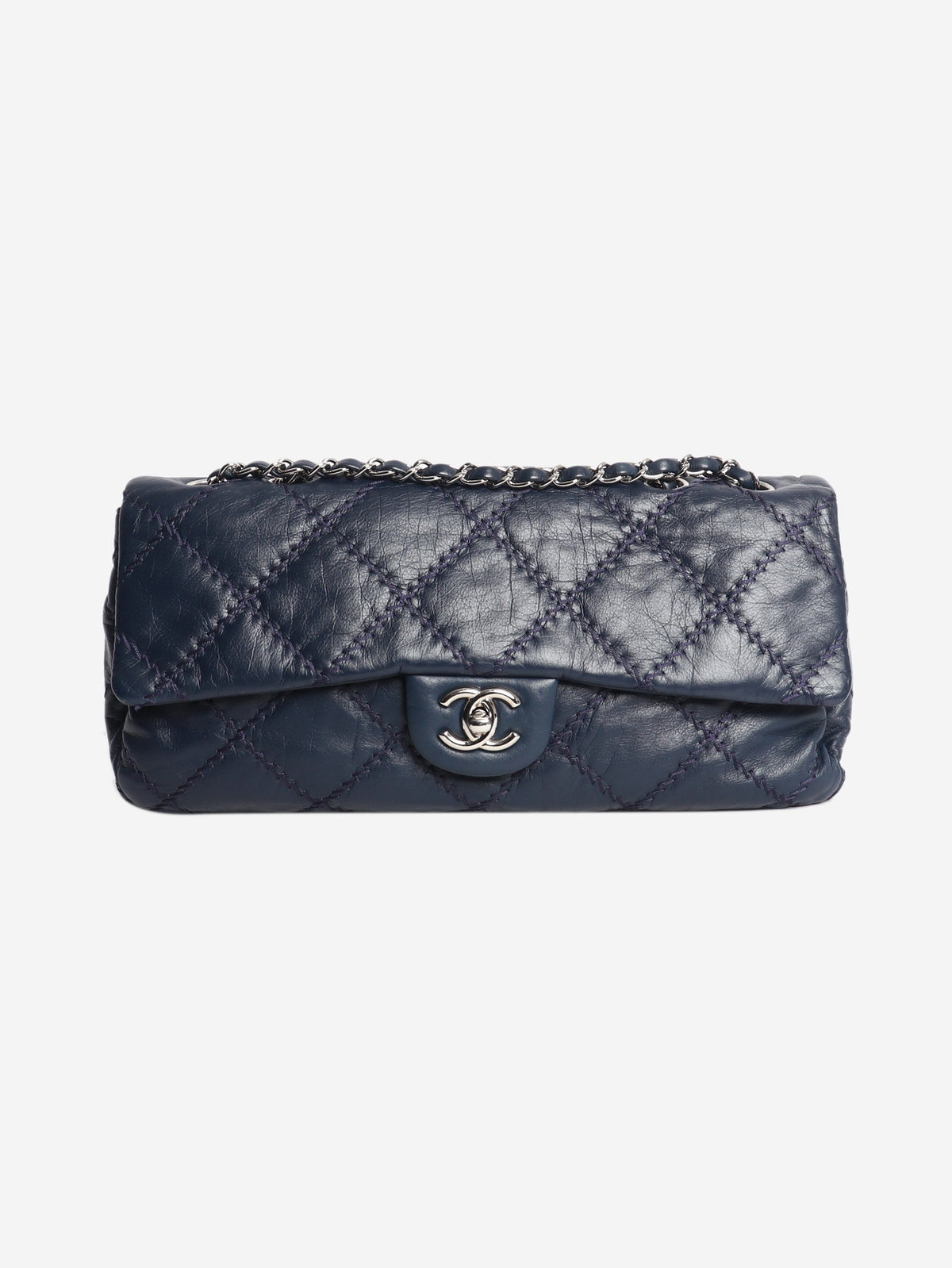 Navy 2011 Wild Stitch flap bag Shoulder bags Chanel 