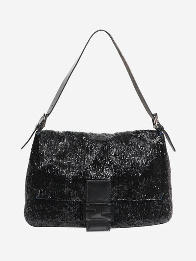 Black beaded Baguette shoulder bag Shoulder bags Fendi 