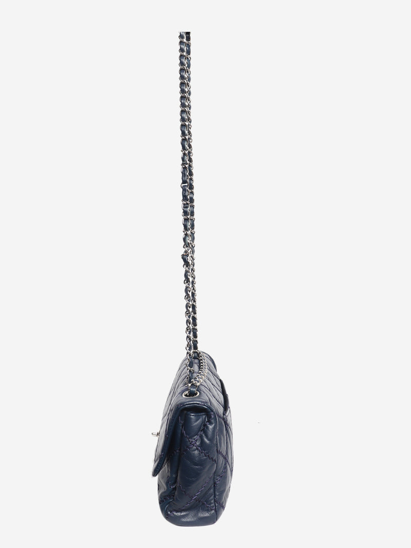 Navy 2011 Wild Stitch flap bag Shoulder bags Chanel 