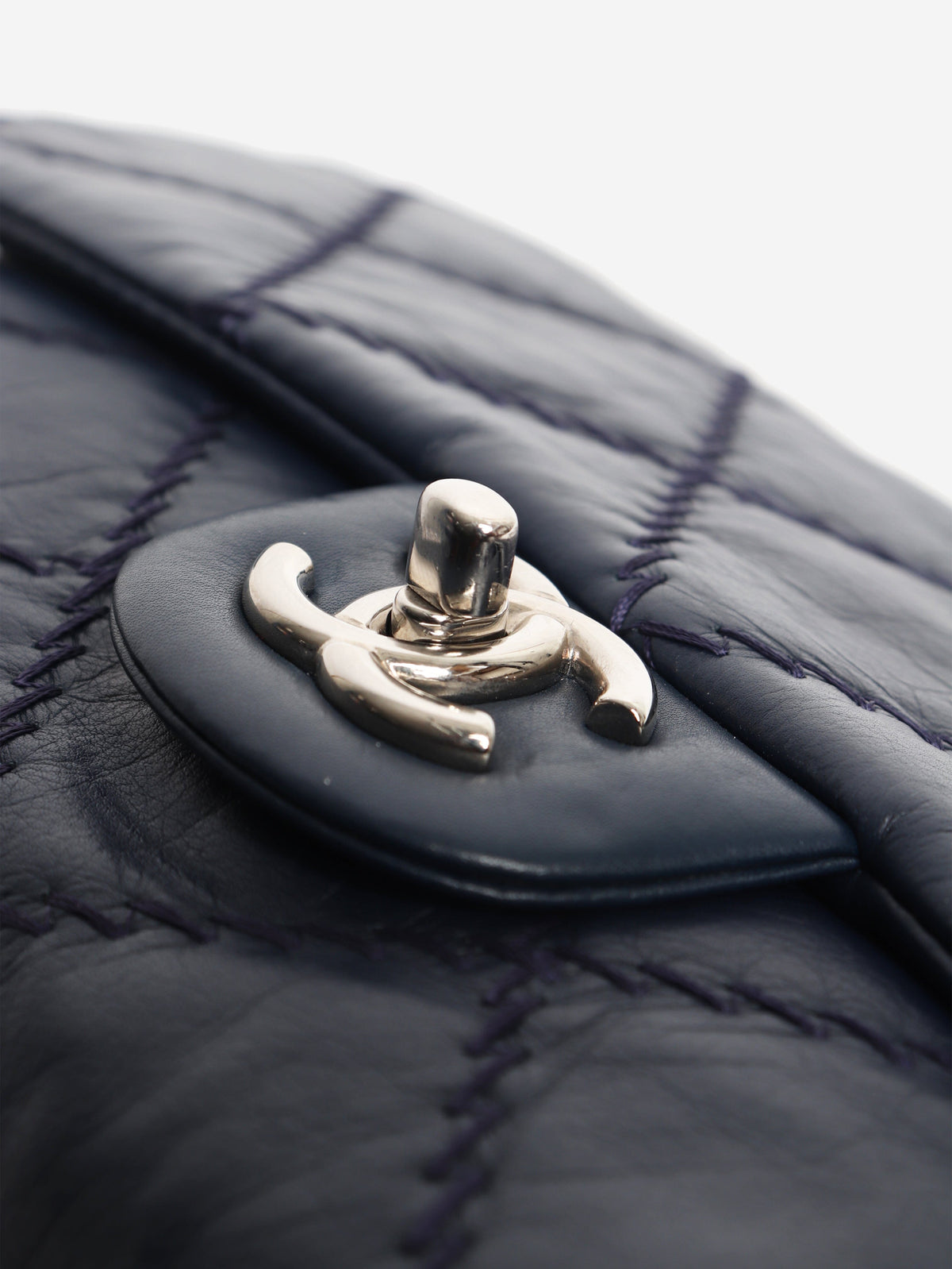 Navy 2011 Wild Stitch flap bag Shoulder bags Chanel 
