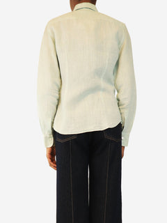 Light green linen shirt - size UK 8 Tops Loro Piana 