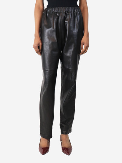 Black lambskin trousers - size UK 6 Trousers Celine 