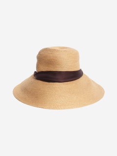 Neutral raffia sunhat