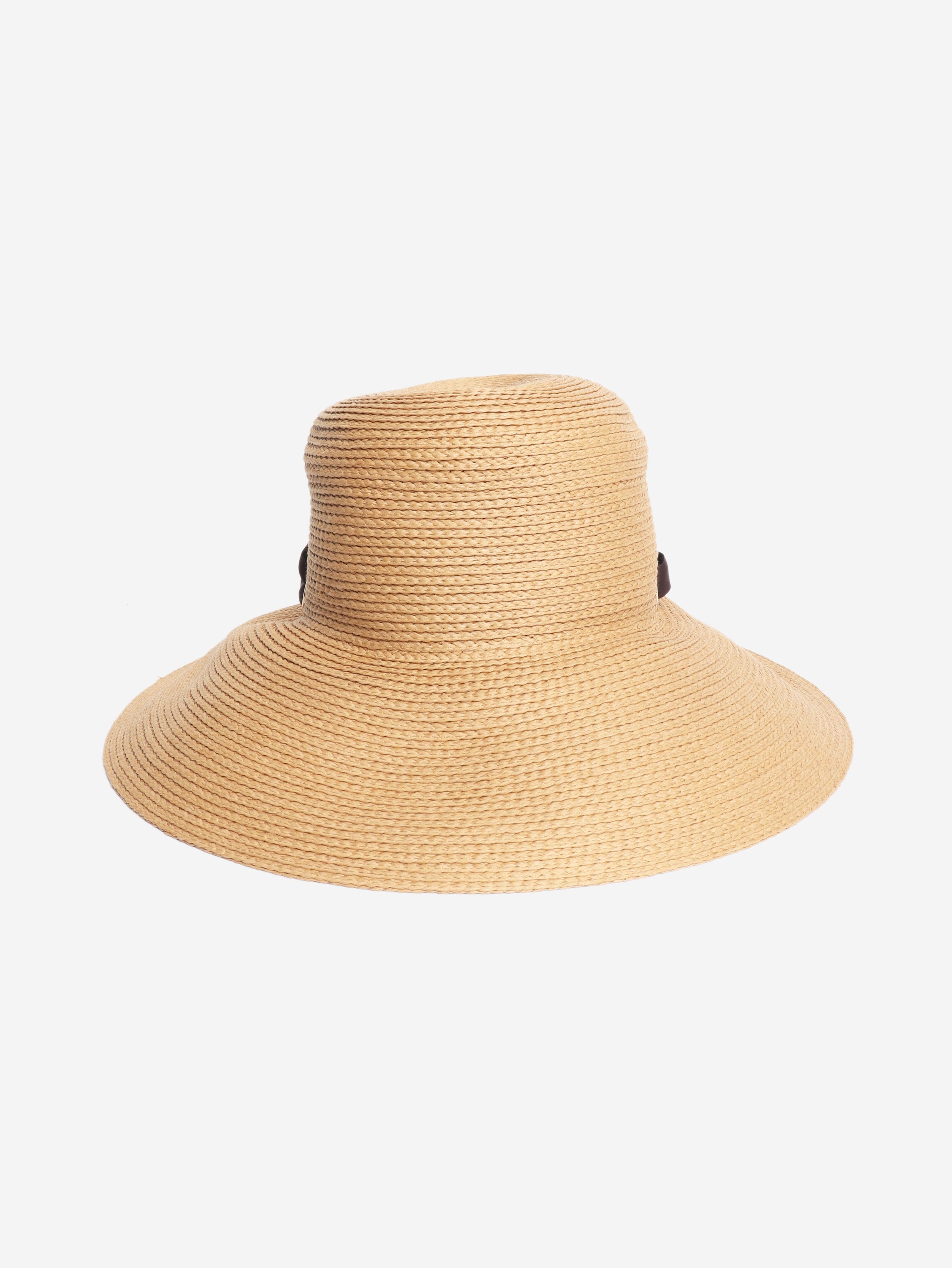 Neutral raffia sunhat