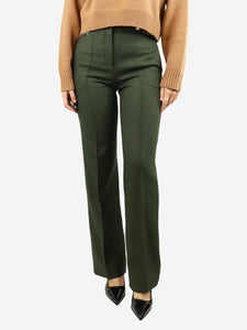 Aya Muse Green chain waistband trousers - size S