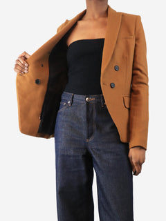 Brown wool blazer - size UK 8 Coats & Jackets Veronica Beard 
