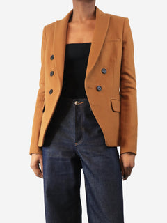 Brown wool blazer - size UK 8 Coats & Jackets Veronica Beard 