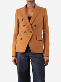 Brown wool blazer - size UK 8 Coats & Jackets Veronica Beard 