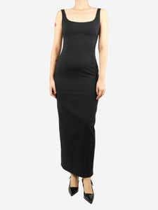 Jacquemus Black sleeveless open-back maxi dress - size UK 8