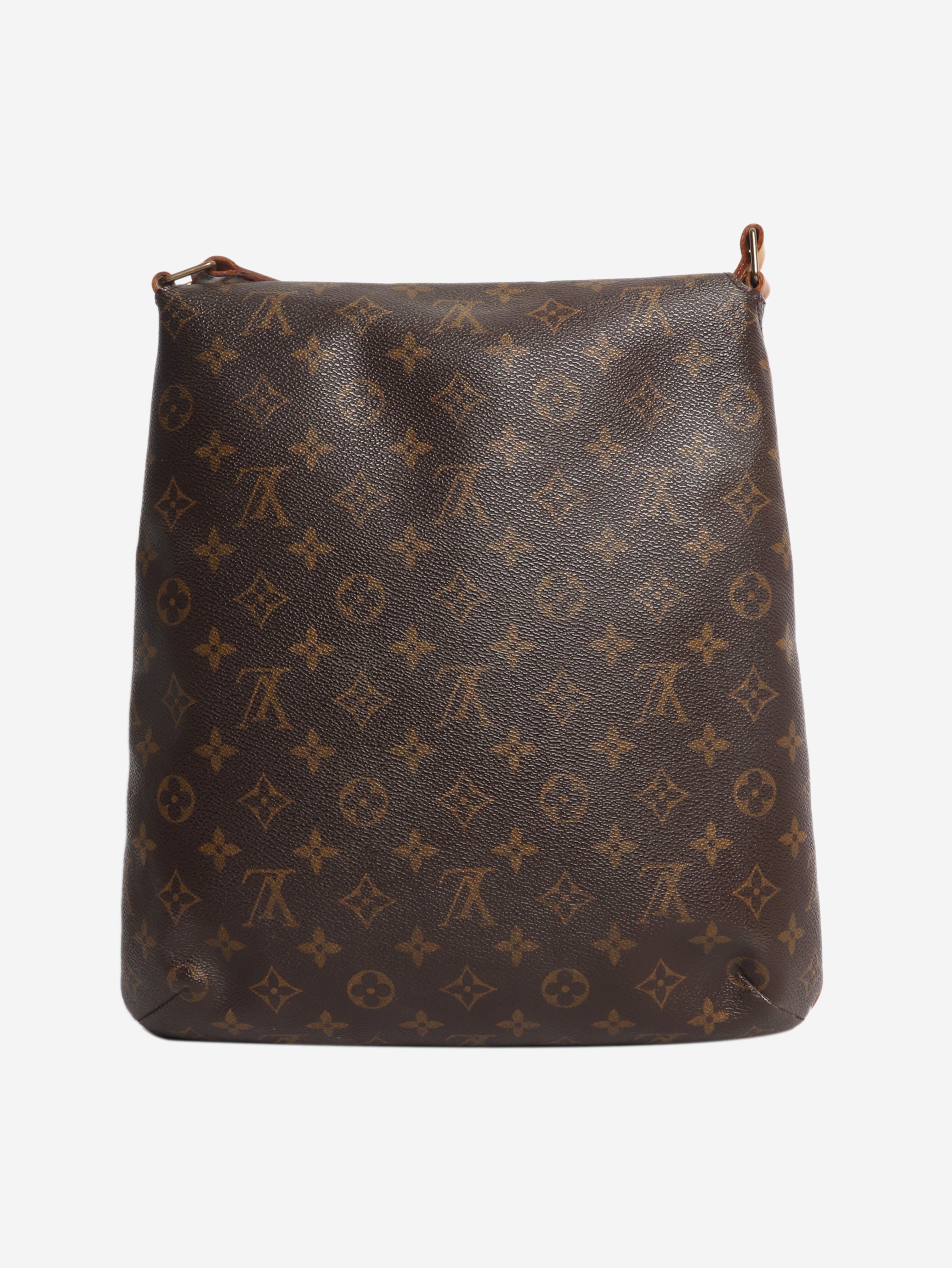Brown Musette salsa monogram bag