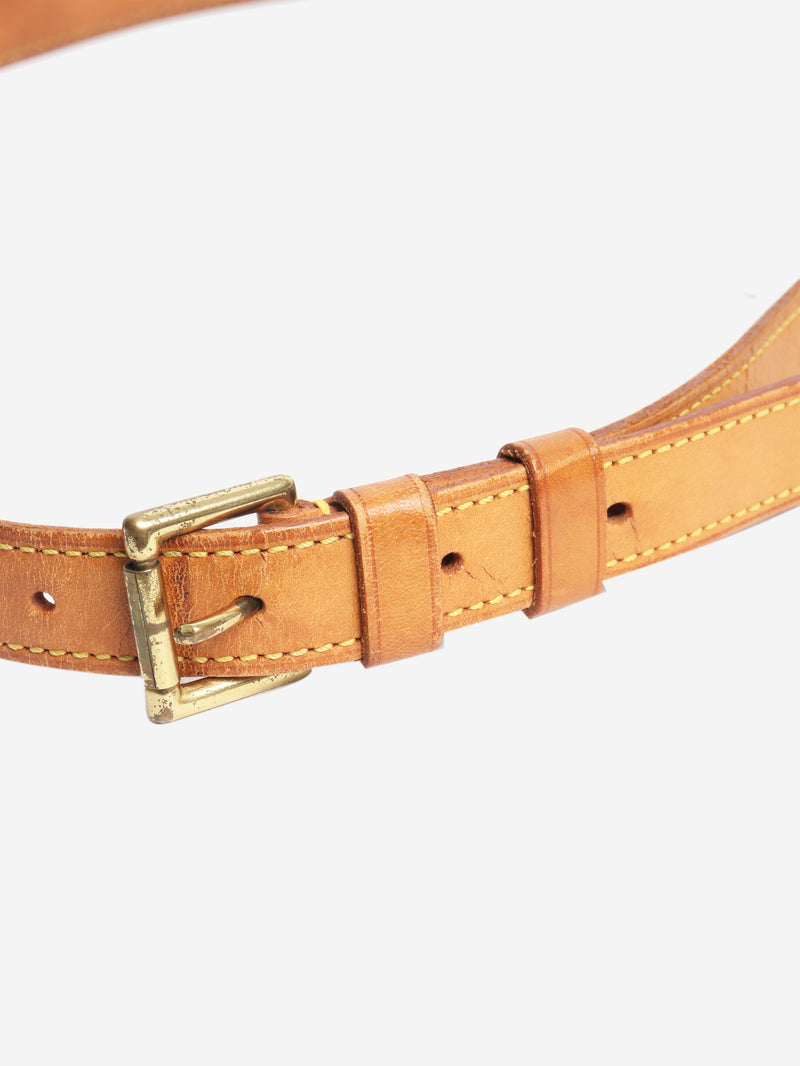Brown Musette salsa monogram bag