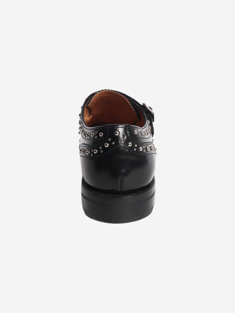 Black Lana Met monk-strap brogues - size EU 39 Flat Shoes Church's 