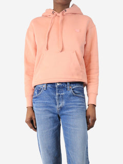 Salmon pink smiley face hoodie - size XXS Tops Acne Studios 
