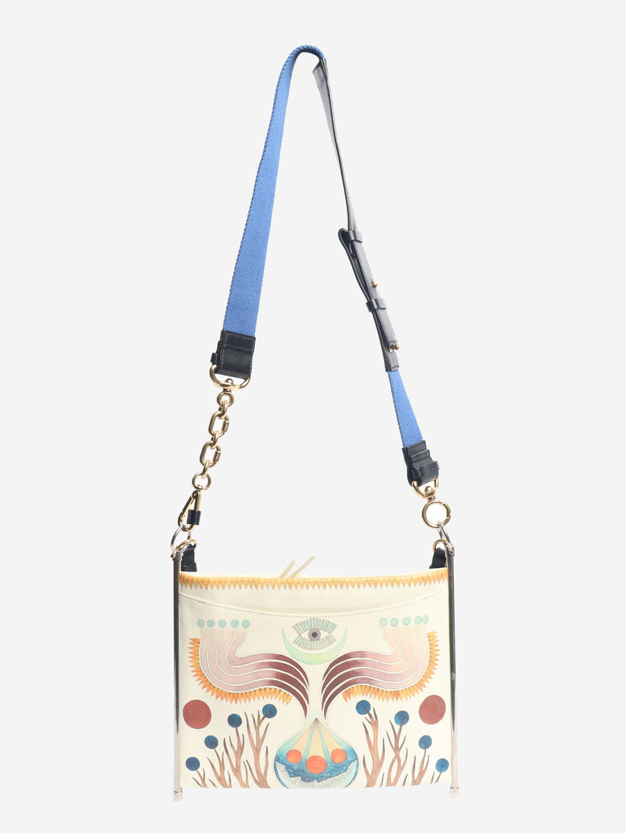 Chloe pre-owned multicolour Roy printed shoulder bag | Sign of the