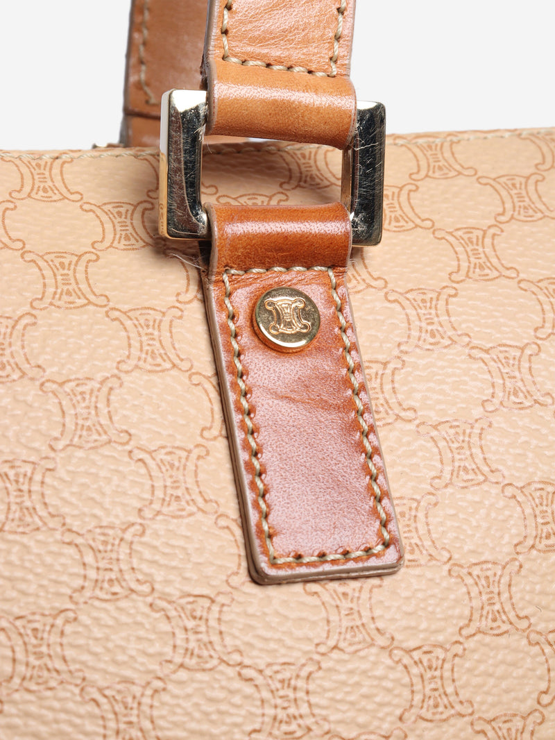 Beige vintage Macadam tote bag