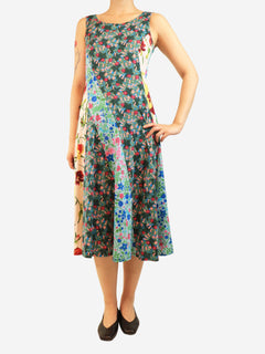 Green sleeveless floral midi dress - size S Dresses Weekend Max Mara 