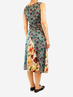 Green sleeveless floral midi dress - size S Dresses Weekend Max Mara 