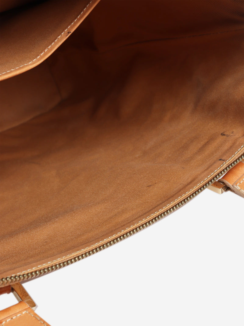 Beige vintage Macadam tote bag