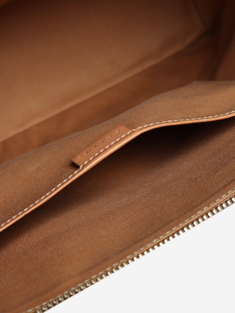 Beige vintage Macadam tote bag