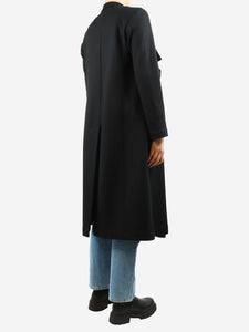 Yohji Yamamoto Black wool coat - size UK 10