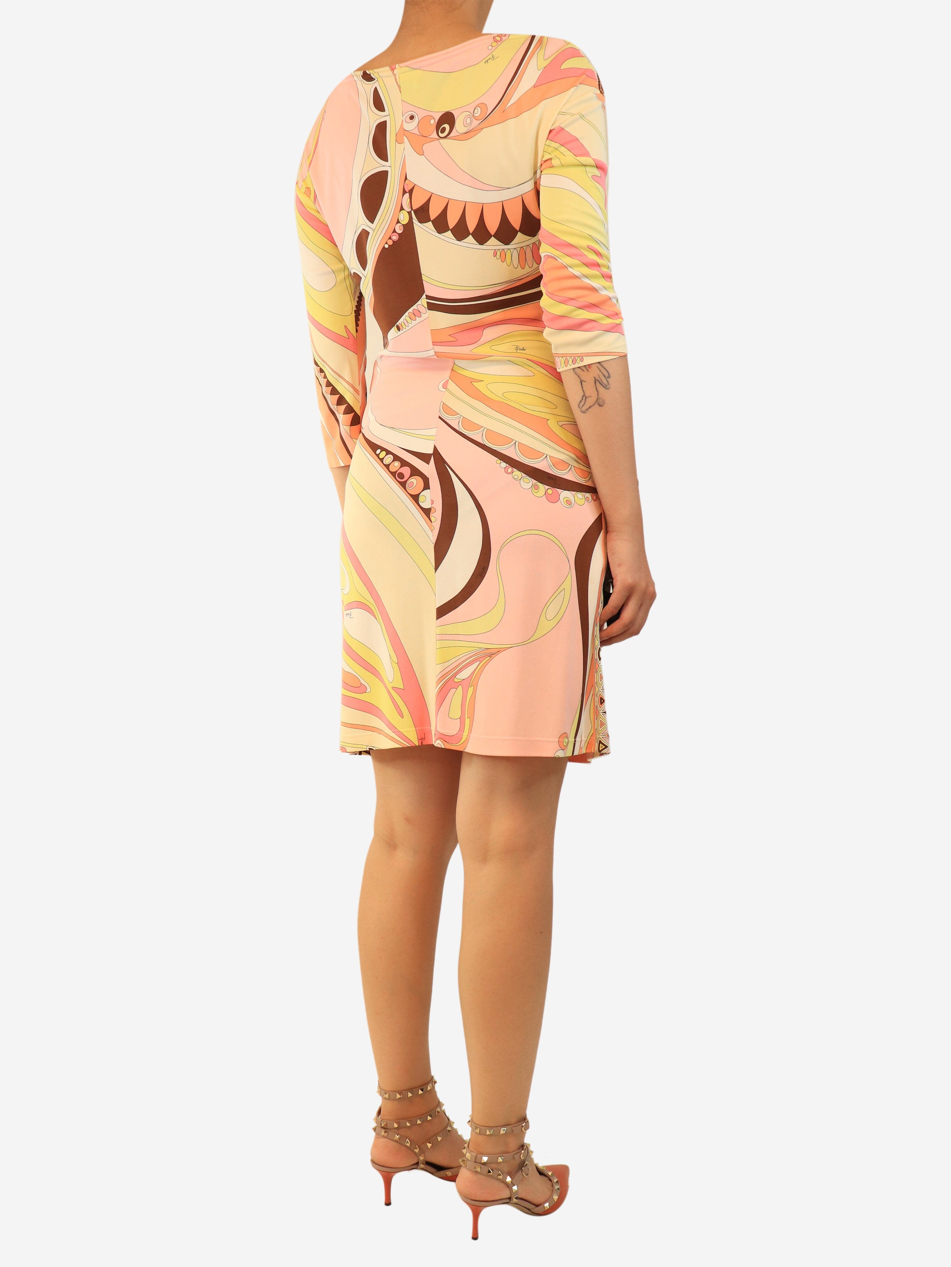 Multicolour printed mini dress - size UK 10 Dresses Emilio Pucci 