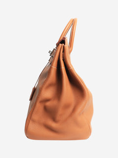 Gold HAC Birkin 40 bag in Togo leather Top Handle Bags Hermes 