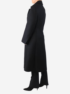 Black wool coat - size UK 12 Coats & Jackets Prada 