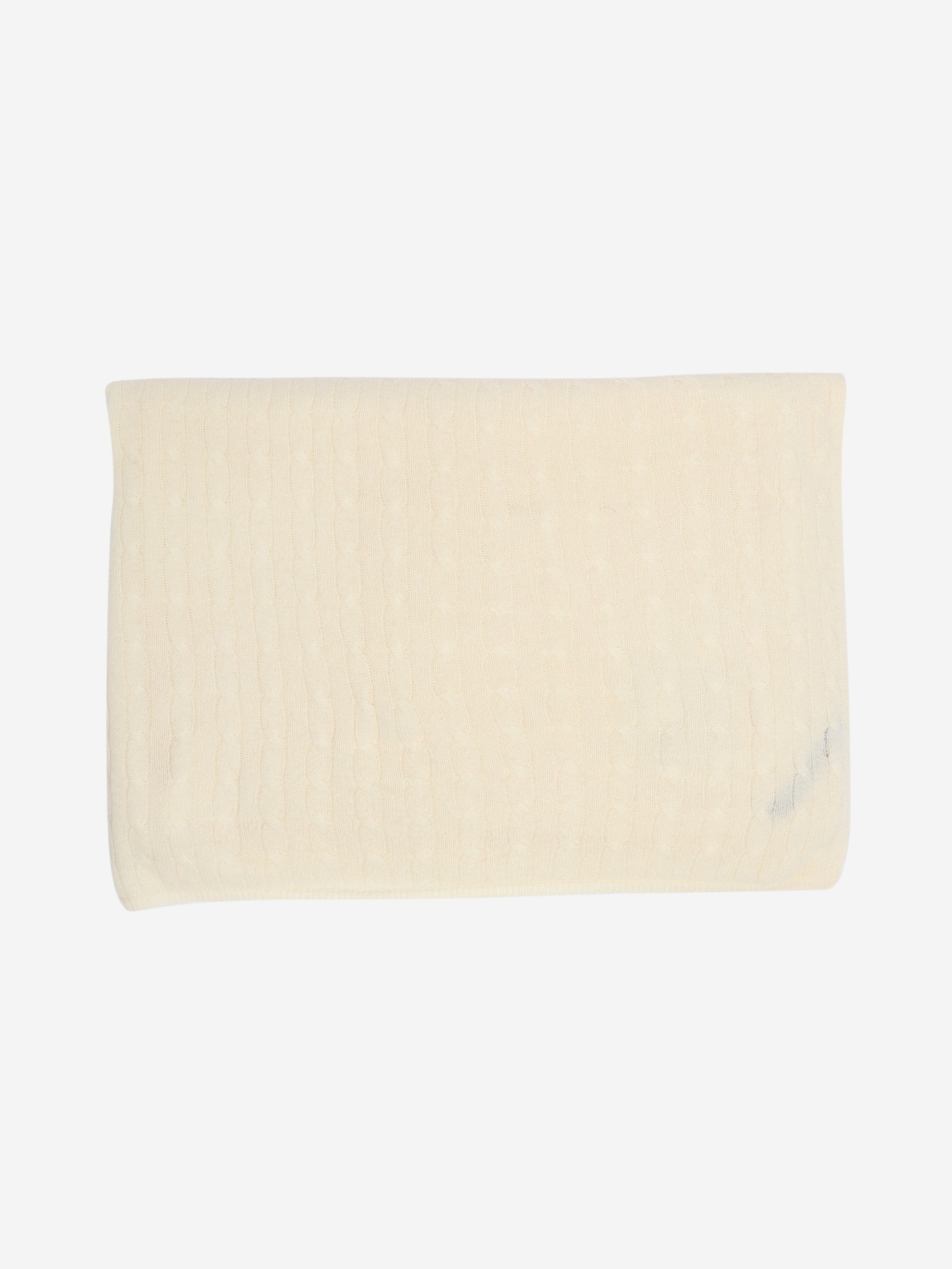 Cream cashmere scarf and eye-mask travel set Scarves Ralph Lauren 